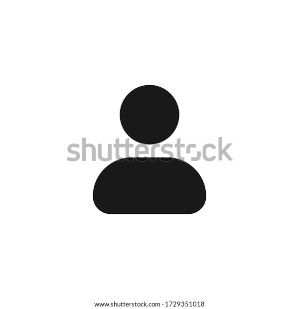 Person Icon Simple Element Illustration Stock Vector (Royalty Free ...