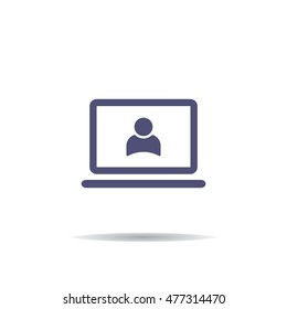 Person icon symbol vector