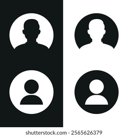 Person icon vector for any design