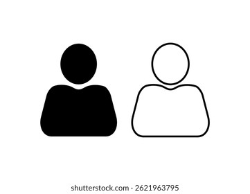 Person Icon Vector Avatar Symbol Illustration