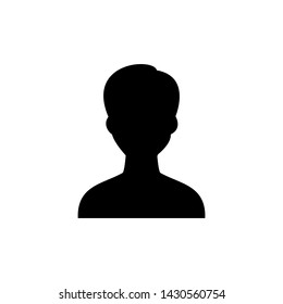 Person icon vector design template. User sign, person symbol, Human avatar, flat style.