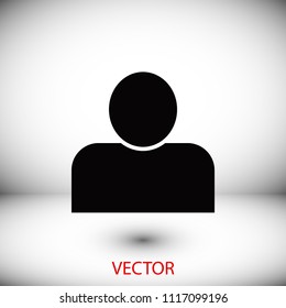 person icon, Vector EPS 10 illustration style