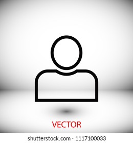 person icon, Vector EPS 10 illustration style