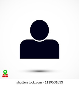 person icon, Vector EPS 10 illustration style