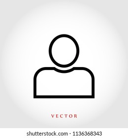 person icon, Vector EPS 10 illustration style