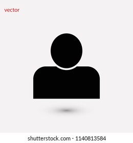 person icon, Vector EPS 10 illustration style