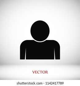 person icon, Vector EPS 10 illustration style