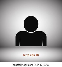 person icon, Vector EPS 10 illustration style