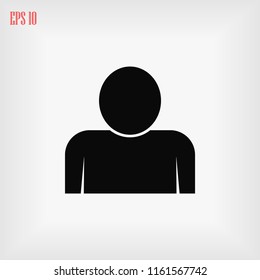 person icon, Vector EPS 10 illustration style