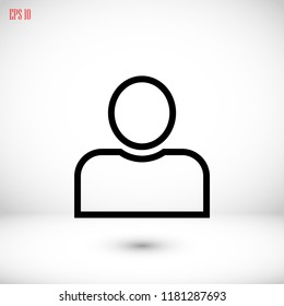 person icon, Vector EPS 10 illustration style