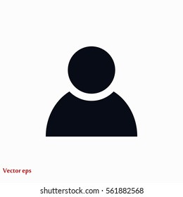 person icon, Vector EPS 10 illustration style