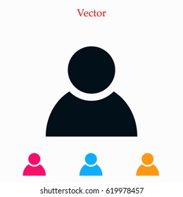 person icon, Vector EPS 10 illustration style