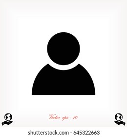 person icon, Vector EPS 10 illustration style