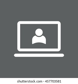 person Icon, vector, icon flat