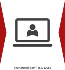 Person Icon Vector flat design style