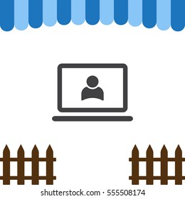 Person Icon Vector flat design style