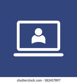 Person Icon Vector flat design style