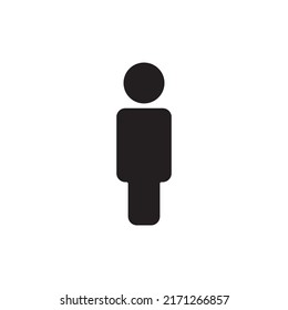 Person icon. Person vector. Vector icon. Vector illustration.