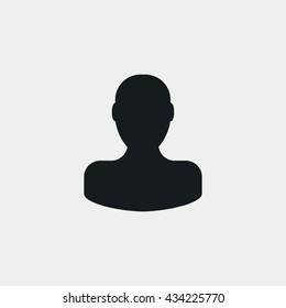 person icon. Vector illustration in a flat style. EPS10
