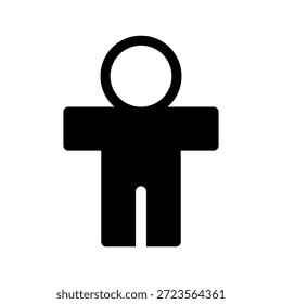 Ilustração de design de símbolo de vetor de ícone de pessoa