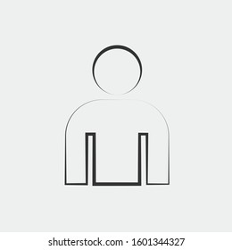 person icon vector for web and graphic design