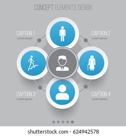 Person Icons Set. Collection Of Work Man, User, Old Woman And Other Elements. Also Includes Symbols Such As Mister, Man, Woman.