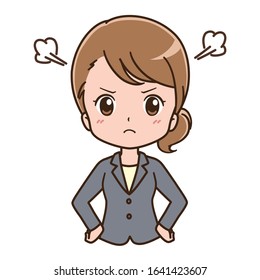 Person  illustration anime manga business woman