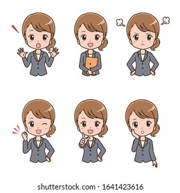 Person  illustration anime manga business woman