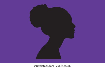 person, illustration, vector, outline, woman, adult, human face, human body part, in silhouette, cut out, female, design, sign, black color, hairstyle, horizontal, men, teenager, head, human head, ava