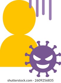 Person Infected With the Virus