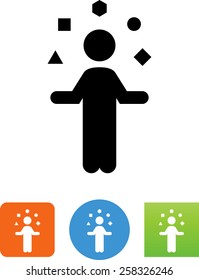 Person Juggling Choices Icon