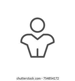 Person line icon