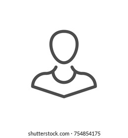 Person line icon