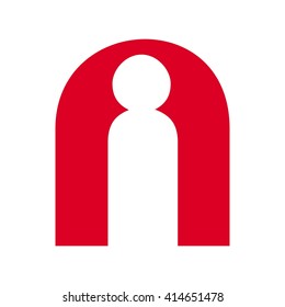 person logo. icon of human. logo vector.