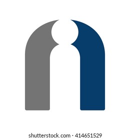 person logo. icon of human. logo vector.