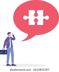 person looking for puzzle pieces in conversation, Here is a vector file that splits all elements



