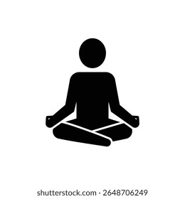 Person in Lotus Pose Meditating Peacefully for Inner Peace and Mindfulness