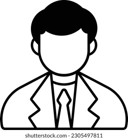 person man people user avatar Outline