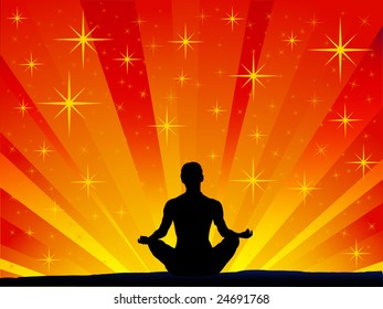 Person Meditating