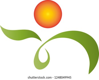 Person in motion as a plant
