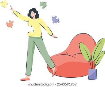 A Person In A Pose That Suggests Mindfulness Or Personal Growth, Surrounded By Leaves.