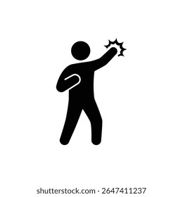 Person Punching Above Head Boxing or Fitness Training Movement