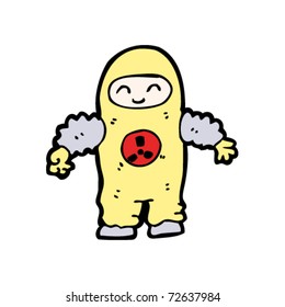 Person Radiation Suit Cartoon Stock Vector (Royalty Free) 72637984 ...