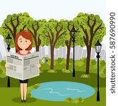 person reading on the park