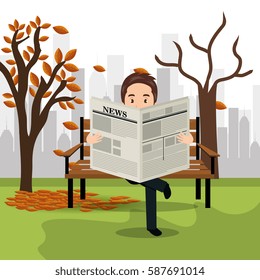 person reading on the park