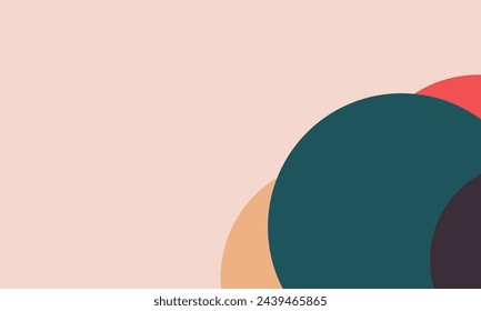 person with a red heart background abstract