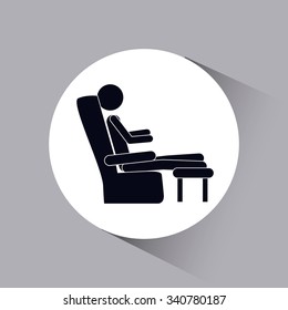 person resting design, vector illustration eps10 graphic 