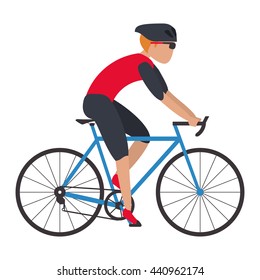 Person Riding Bike Stock Vector (Royalty Free) 440962174 | Shutterstock