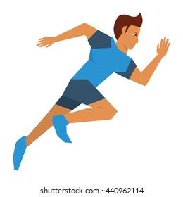 person running icon design