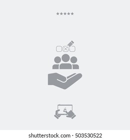 Persona seleccionada - Icono de Vector mínimo